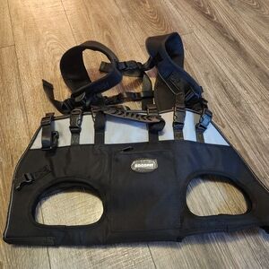 Odopet Black and Gray Dog Lift Carrier Harness | Sz. Medium |  NWOT